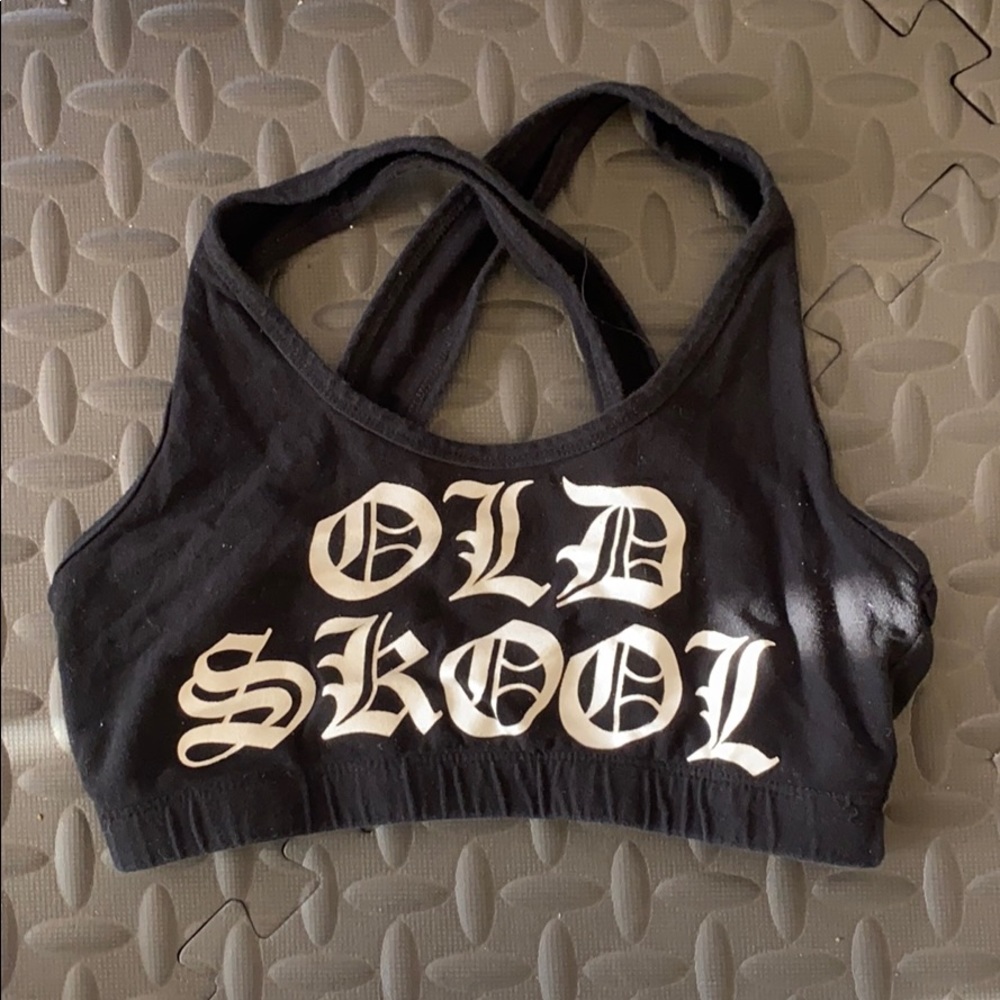 "Old Skool" Crop Top